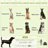 PawHut Pop Up Dog Tent for Extra Large and Large Dogs with Carry Bag, for Beach, Backyard, Home, Dark Gray