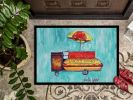 NEW Hot Dog Cart Doormat Front Door Mat Indoor Outdoor Rugs for Entryway, Non Slip Washable Low Pile, 18H X 27W