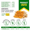 Dog Sticks Wrapped with Chicken & Pet Natural Chew Treats Grain Free Organic Meat & Human Grade Dried Snacks in Bulk for Training Small & Large D