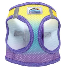 American River Choke Free Dog Harness Ombre Collection (Color: Lemonberry Ice, size: 3X-Large)