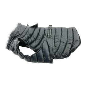 Alpine Extreme Weather Puffer Coat (Color: Black, size: large)